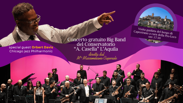 Concerto gratuito Big Band del Conservatorio “A. Casella” L’Aquila